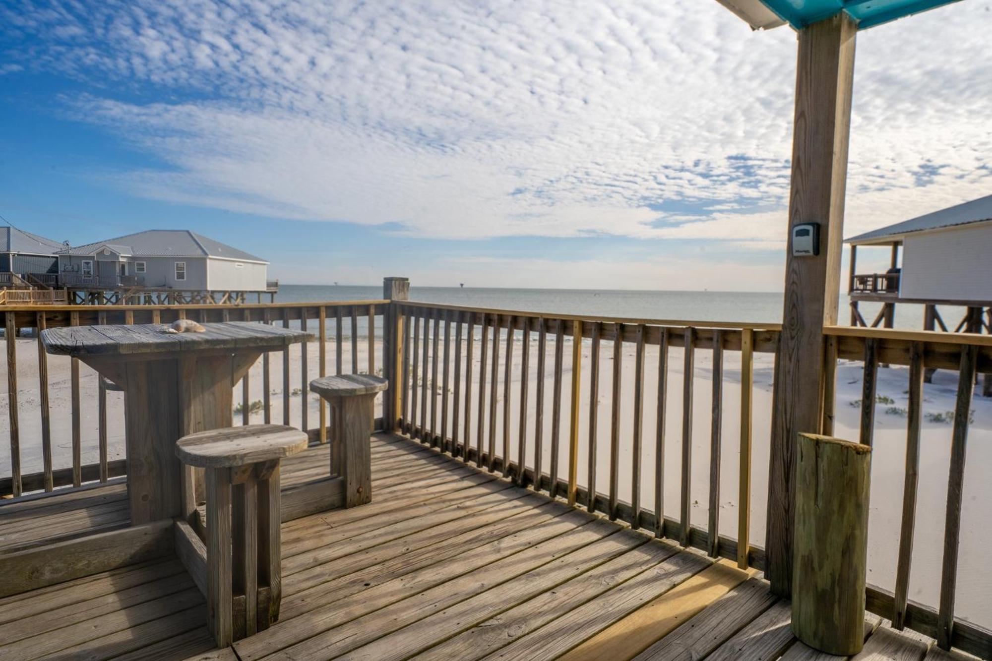 Knee Deep - Amazing Beach Cottage Locates On Sugar White Sands, Great Gulf And Bay Views, Home Dauphin Island Kültér fotó