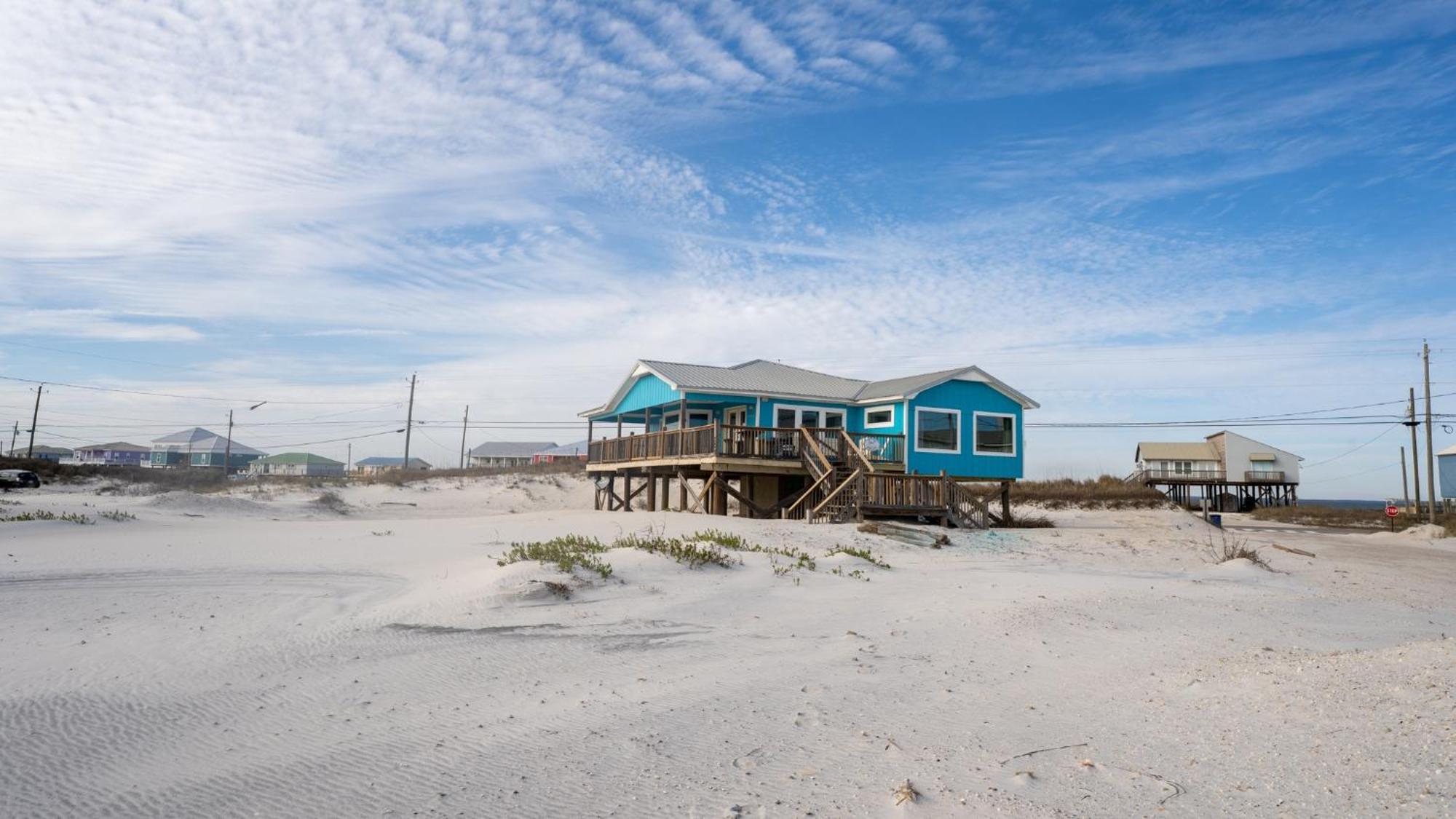 Knee Deep - Amazing Beach Cottage Locates On Sugar White Sands, Great Gulf And Bay Views, Home Dauphin Island Kültér fotó